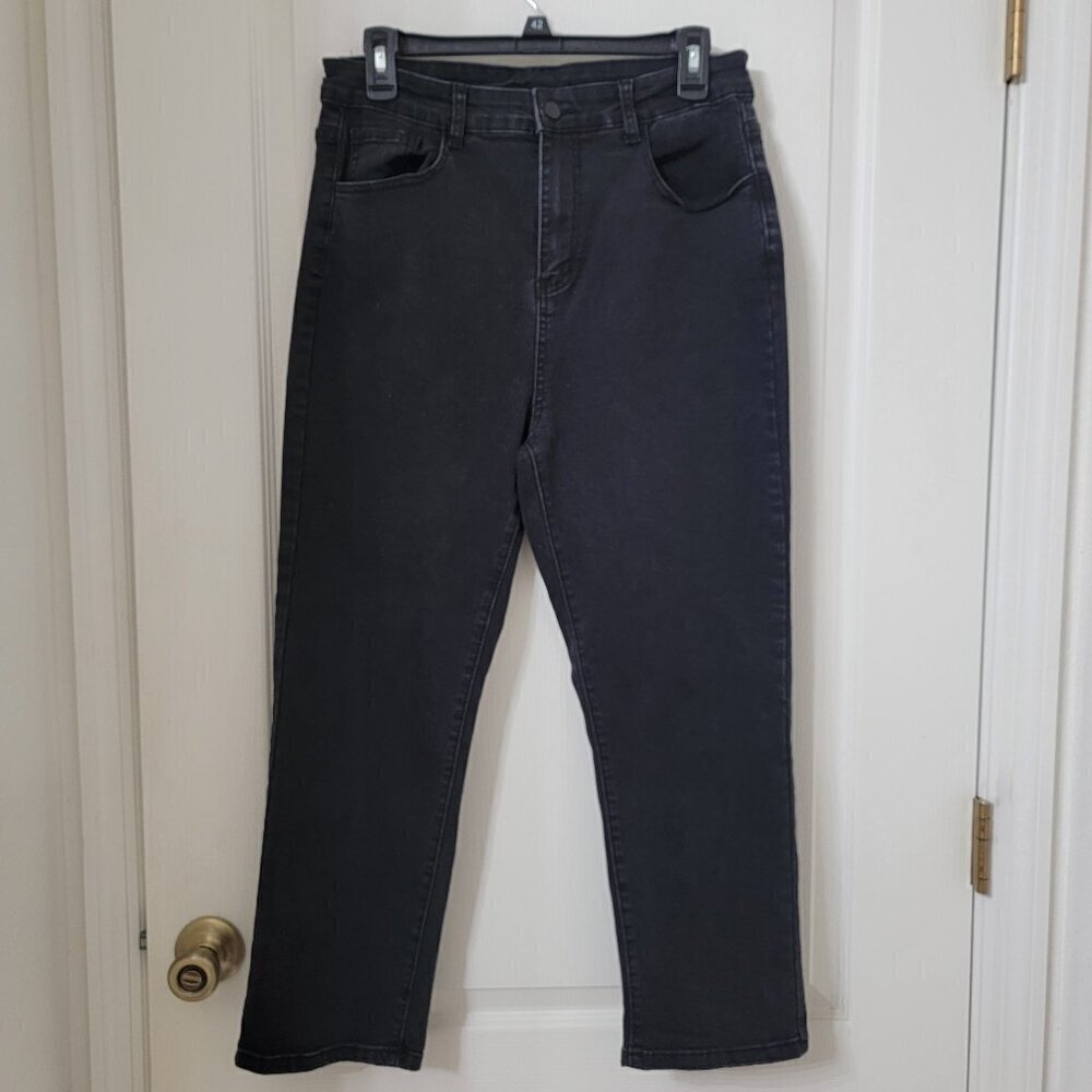 Dazy Black Straight Leg Jean Sz XL